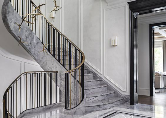 獨棟別墅樓梯間設計案例